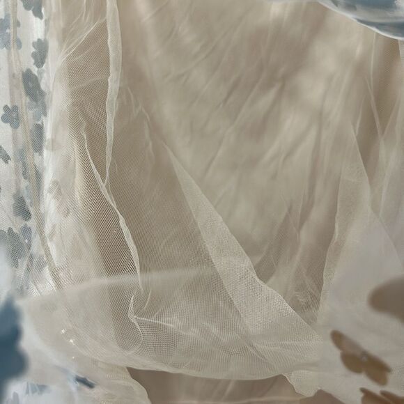 Cato Tulle Mesh Midi Pull on Elastic Waist Midi Skirt(Size Large) - Picture 5 of 6